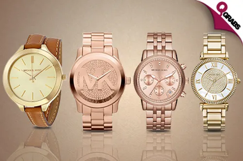 From QR549 Shimmer with Women’s Michael Kors Watches - Choose from 10 Dazzling Styles - LIMITED QUANTITY Hurry Up! (Up to QR1183 Value)